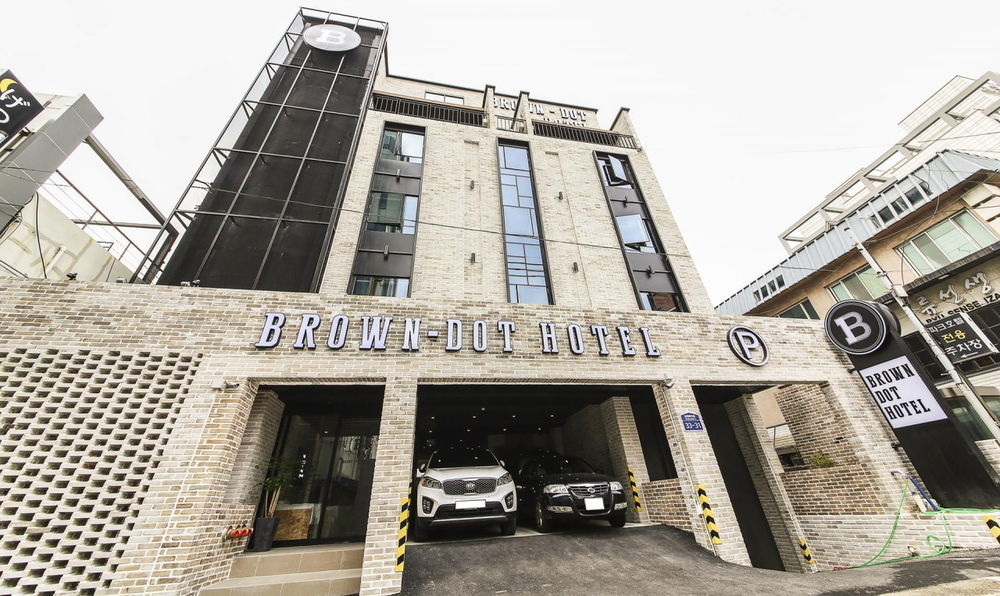 בוסאן Brown Dot Hotel Gwangan Beach מראה חיצוני תמונה