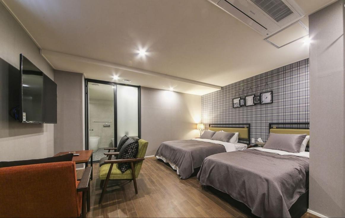 בוסאן Brown Dot Hotel Gwangan Beach מראה חיצוני תמונה