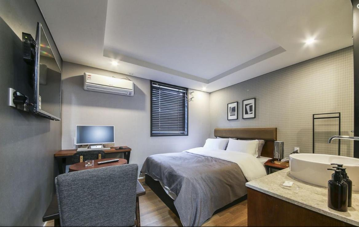 בוסאן Brown Dot Hotel Gwangan Beach מראה חיצוני תמונה